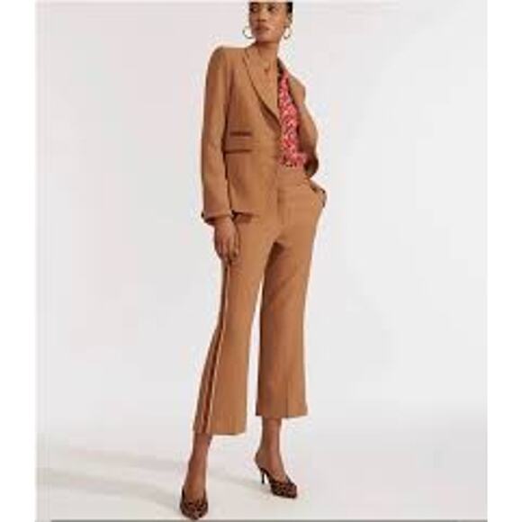Veronica Beard Cormac Side-Stripe Trousers Size 6 - Picture 1 of 7